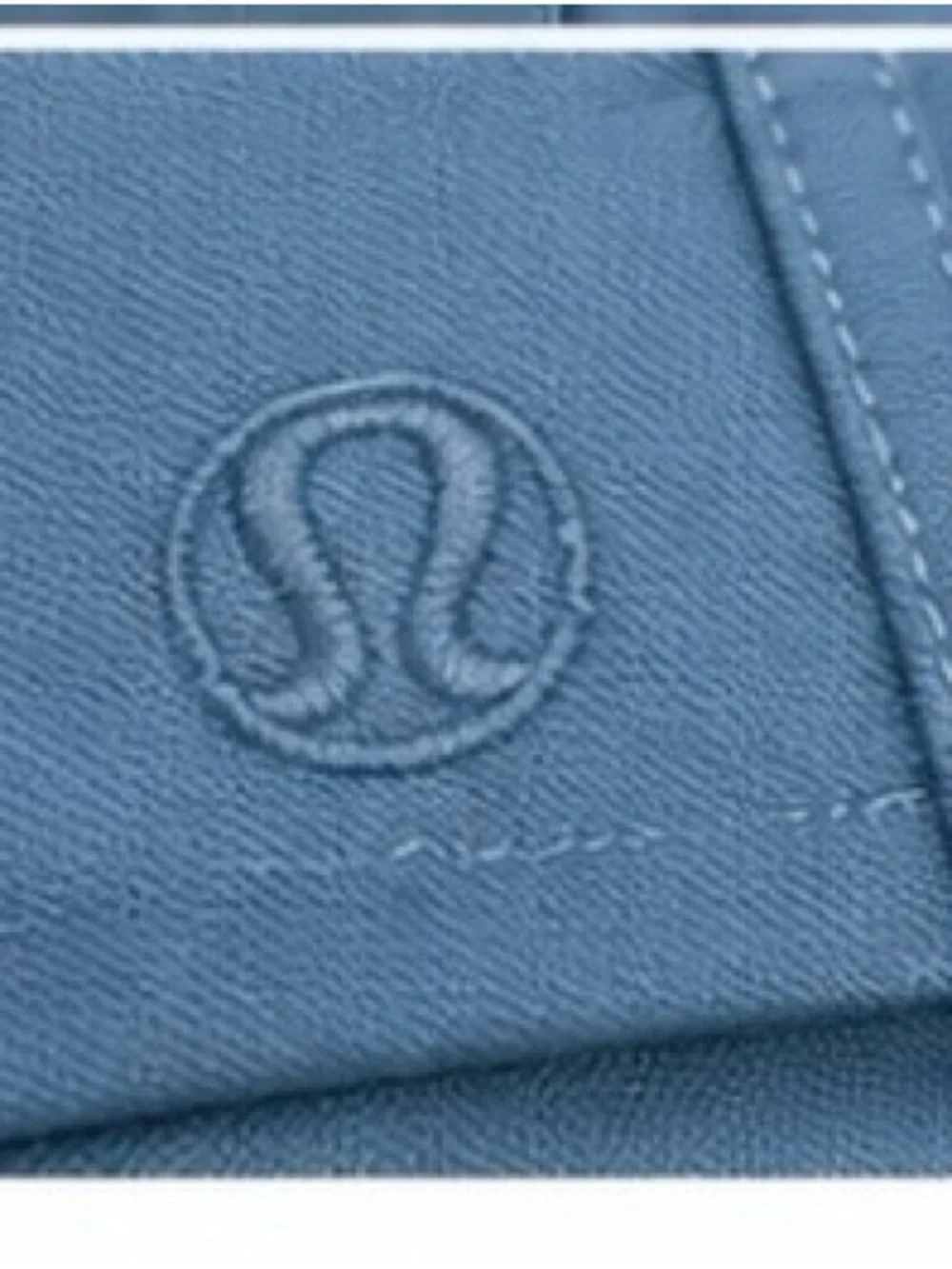lululemon City Sleek 5 Pocket Wide Leg Crop Pants Size 31 Light Blue Utilitech